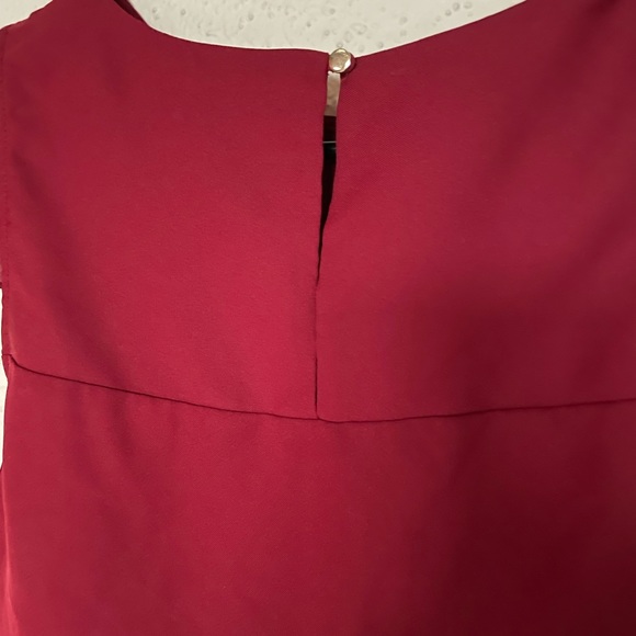 Dressy Maroon Blouse - Picture 3 of 3